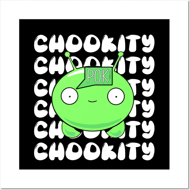 Mooncake - Chookity Pok Wall Art by WaltTheAdobeGuy